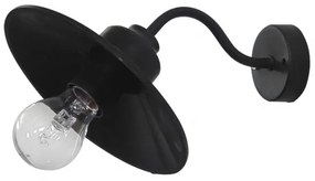 Απλίκα Τοίχου Heronia Petra 31-0581 Black