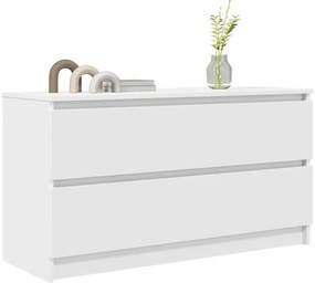 vidaXL Έπιπλο Τηλεόρασης Λευκό 100x35x54 εκ. Επεξεργασμένο Ξύλο