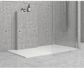 Ντουζιέρα ορθογώνια υψηλής αντοχής PIETRA Bianco KARAG 90x120x2,5cm