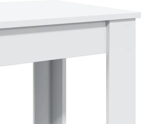 vidaXL Τραπέζι Μπαρ Λευκό 102x50x103,5εκ. Επεξεργ. Ξύλο