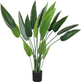 Τεχνητό φυτό Τεχνητό φυτό Τσιμεντοδοχείο 18 Φύλλα Πλαστικό Πράσινο