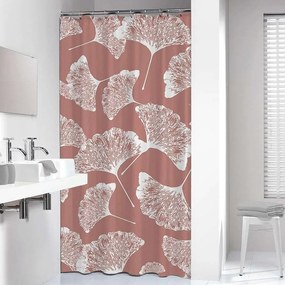 Κουρτίνα Μπάνιου Υφασμάτινη Mare Dark Pink Sealskin 180Πx200Υ Πολυέστερ