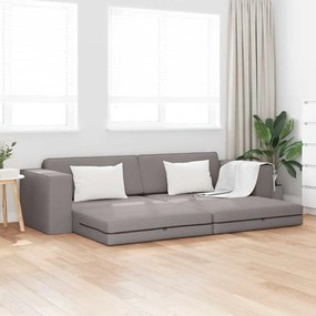 vidaXL Καναπές Δαπέδου 2 σε 1 Ταούπ 245x150x60.5 εκ. Ύφασμα