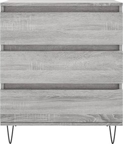 vidaXL Ντουλάπι Γκρι Sonoma 60x35x70 εκ. από Επεξεργασμένο Ξύλο
