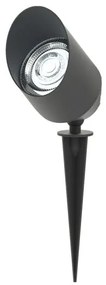 Σποτ Φωτιστικό Επιδαπέδιο Καρφωτό LED IP65 3000K Jay 80600211 It Lighting-80600211-Μαύρο 80600211