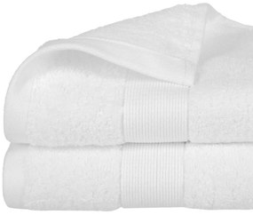 Πετσέτα μπάνιου Atmosphera βαμβάκι Λευκό 450 g/m² (50 x 90 cm)