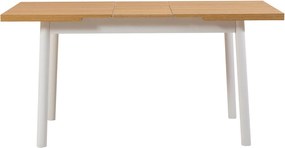 Extendable Dining Table Oliver Open - Karina White White