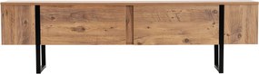 Έπιπλο Τηλεόρασης Atlantic Πεύκο / Μαύρο PESU 180x30x50