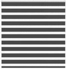 vidaXL Ζέβρα τυφλή Μαύρο Πλάτος υφάσματος 140,9 εκ. Πολυεστέρας