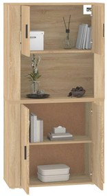 vidaXL Ντουλάπι Sonoma δρυς από Επεξεργασμένο Ξύλο