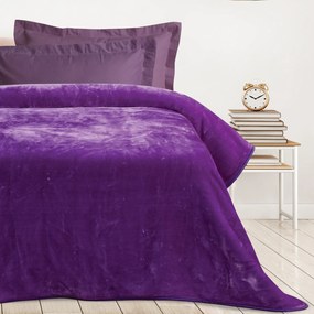 Κουβέρτα Velour Μονή 160x220εκ. Blankets 0296 Purple Das Kids