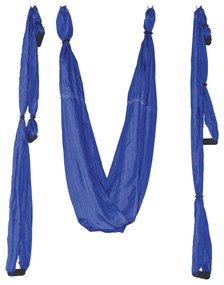 Aerial Yoga Swing Με Λαβές Amila Αντιβαρυτική 5x1.5m Μπλε 81708