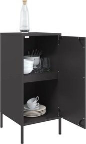 vidaXL Ντουλάπι Μαύρο 36 x 39 x 79 εκ. από Χάλυβα