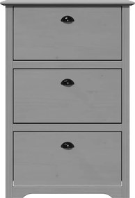 Ράφι παπουτσιών vidaXL BODO Γκρι 80x35x118 cm