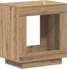 vidaXL Τραπεζάκι Πλευράς Artisan Δρυς 60 x 40 x 65 εκ.