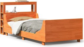 vidaXL Σκελετός Κρεβ. Χωρίς Στρώμα Καφέ Κεριού 90x190 εκ Μασίφ Πεύκο