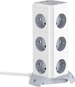 BlitzWolf BW-EC3 Κάθετη πολυπρίζα με 12 πρίζες