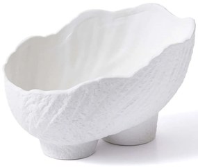 Διακοσμητικό Μπωλ 742TMA4903 26x17x17cm White Aberto Design Ceramic