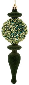 Χριστουγεννιάτικο Στολίδι 90985 6,5x20cm Dark Green