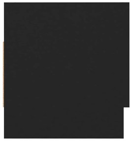 Ντουλάπα Μαύρη 70 x 32,5 x 35 εκ. από Μοριοσανίδα - Μαύρο