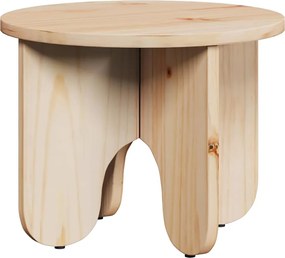 vidaXL Τραπεζάκι σαλονιού 2 pcs Φυσικό Μασίφ ξύλο πεύκου