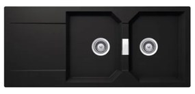 Schock Cristalite Manhattan Nero Ένθετος Νεροχύτης 116x51cm