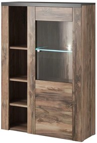 Βιτρίνα Lark 44-Φυσικό Σκούρο