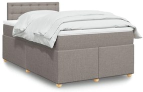 ΚΡΕΒΑΤΙ BOXSPRING ΜΕ ΣΤΡΩΜΑ TAUPE 120X190 ΕΚ. ΥΦΑΣΜΑΤΙΝΟ 3286637