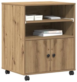 vidaXL Σταντ Εκτυπωτή artisan δρυς 60 x 48 x 74 εκ. Επεξεργασμένο ξύλο