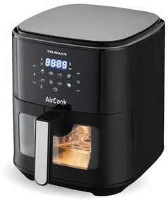 Telemax 31-8067 Φριτέζα Αέρος 6.5lt Digital - Aircook Window Μαύρη