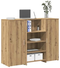 vidaXL Γραφείο υποδοχής 135x50x103,5 εκ. Επεξεργασμένο Ξύλο