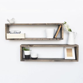 Wall Shelf Aa007 Walnut