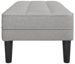 vidaXL Παγκάκι Cloud Γκρι 113x57x39 εκ. Υφάσματος