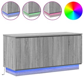 vidaXL Έπιπλο Τηλεόρασης  Γκρι Σονομα 100x38x49 εκ. Επεξεργασμένο Ξύλο