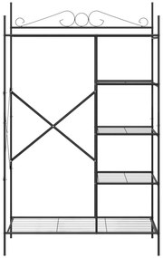 vidaXL Ανοιχτή Ντουλάπα με ράφι με αποθήκευση