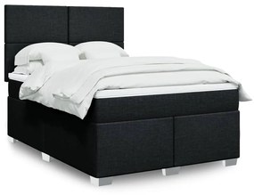 ΚΡΕΒΑΤΙ BOXSPRING ΜΕ ΣΤΡΩΜΑ ΜΑΥΡΟ 140X190 ΕΚ. ΥΦΑΣΜΑΤΙΝΟ 3290478