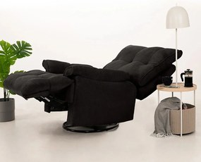 Recliner Soft Electric - Black Black