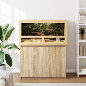 vidaXL Terrarium Καφέ 100 x 50 x 50 cm OSB