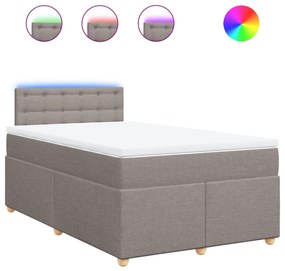 ΚΡΕΒΑΤΙ BOXSPRING ΜΕ ΣΤΡΩΜΑ TAUPE 120X190 ΕΚ. ΥΦΑΣΜΑΤΙΝΟ 3288937