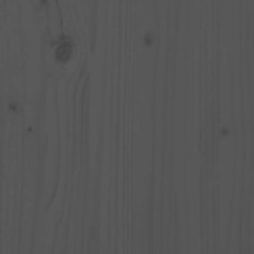 vidaXL Σκάλα Κατοικίδιου Γκρι 40 x 37,5 x 35 εκ. από Μασίφ Ξύλο Πεύκου