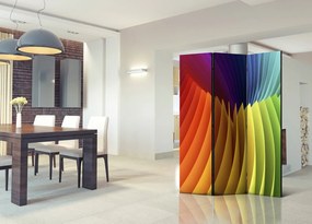 Διαχωριστικό με 3 τμήματα - Rainbow Wave [Room Dividers] 135x172