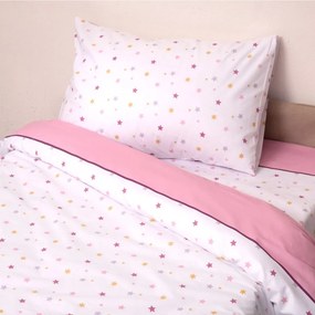 Σεντόνια Μονά (Σετ) Viopros Kids Ίκαρος Ροζ