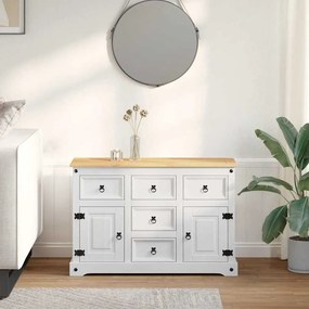 vidaXL Αποθηκευτικές Κάσες CORONA Λευκό 112 x 40 x 75 εκ.