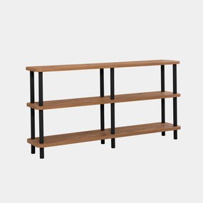 Βιβλιοθήκη Μαύρο / Atlantic Πεύκο NAFOVOR 150x35x74.9