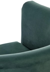 CLUBBY 2  leisure armchair dark green / natural DIOMMI V-PL-CLUBBY_2-FOT-C.ZIELONY