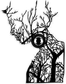 Διακοσμητικό Φωτιστικό Τοίχου Tree Woman 526SHD1181 51x9x38cm 1xE27 40W Black Opviq