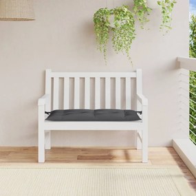 vidaXL Μαξιλάρι Πάγκου Κήπου Ανθρακί Μελανζέ 100x50x7 εκ. Ύφασμα