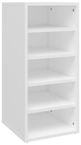 vidaXL Παπουτσοθήκη Λευκή 31,5 x 35 x 70 εκ. από Επεξ. Ξύλο
