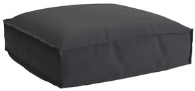 vidaXL Μαξιλάρι παλέτας για κάθισμα Μαύρο 50 x 50 x 12 cm