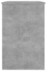 Γραφείο Γκρι Σκυροδέματος 100 x 50 x 76 εκ. από Μοριοσανίδα - Γκρι